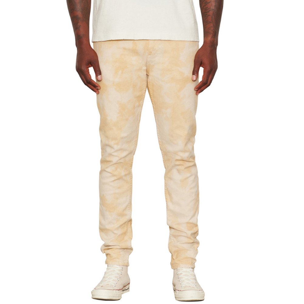 Hudson Jeans Men Zack Tie-Dye Skinny Jeans Sand Fatigue Size 34 3849